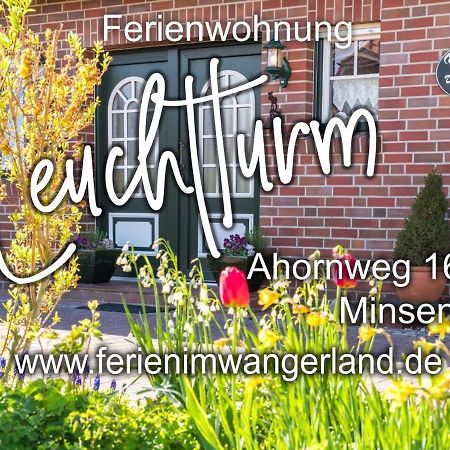 Ferien Im Wangerland Ferienwohnung Leuchtturm Minsen Schillig Hund Pool Sauna Norderaltendeich المظهر الخارجي الصورة
