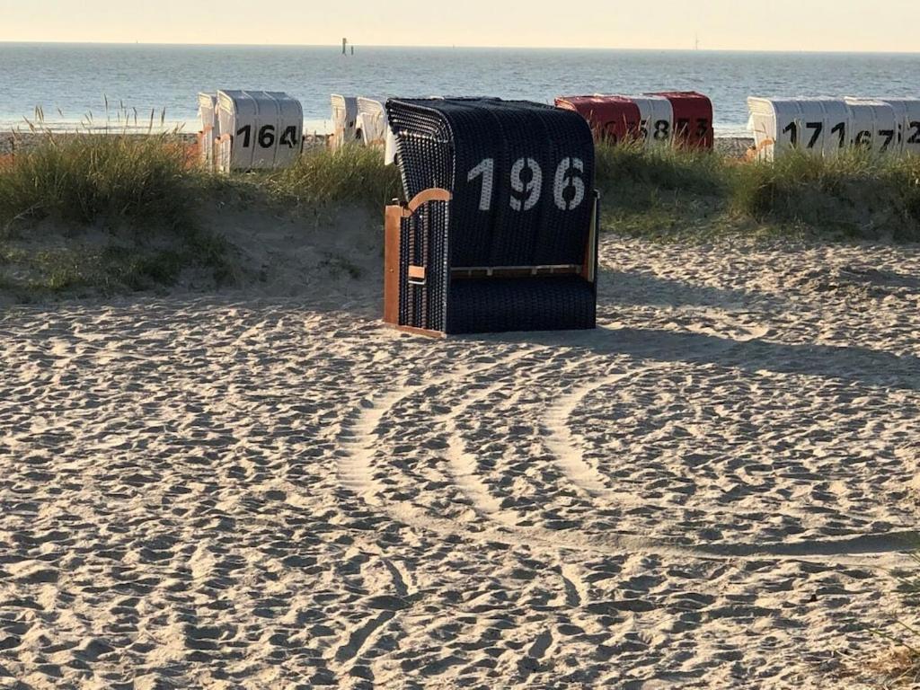 Ferien Im Wangerland Ferienwohnung Leuchtturm Minsen Schillig Hund Pool Sauna Norderaltendeich المظهر الخارجي الصورة