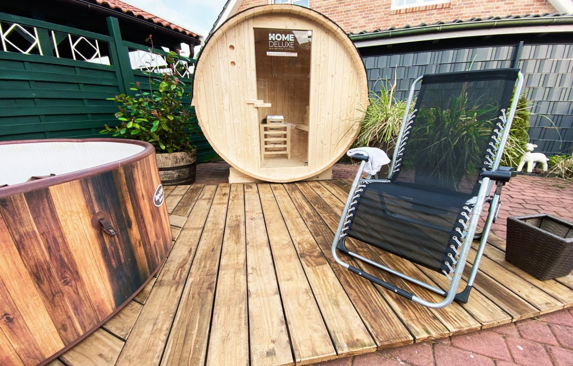 Ferien Im Wangerland Ferienwohnung Leuchtturm Minsen Schillig Hund Pool Sauna Norderaltendeich المظهر الخارجي الصورة